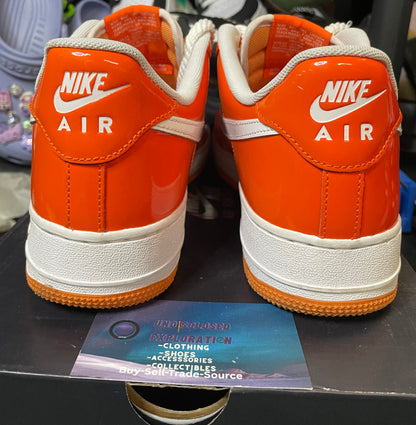 Nike Air Force 1 low orange white size 9.5men/11women