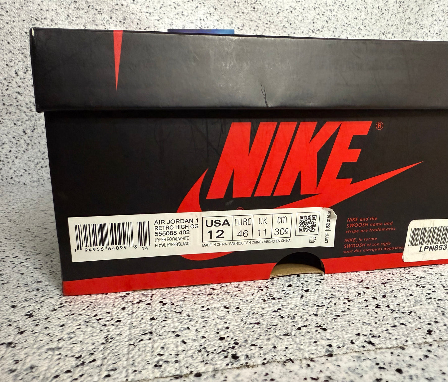 Jordan 1 Hyper Royal