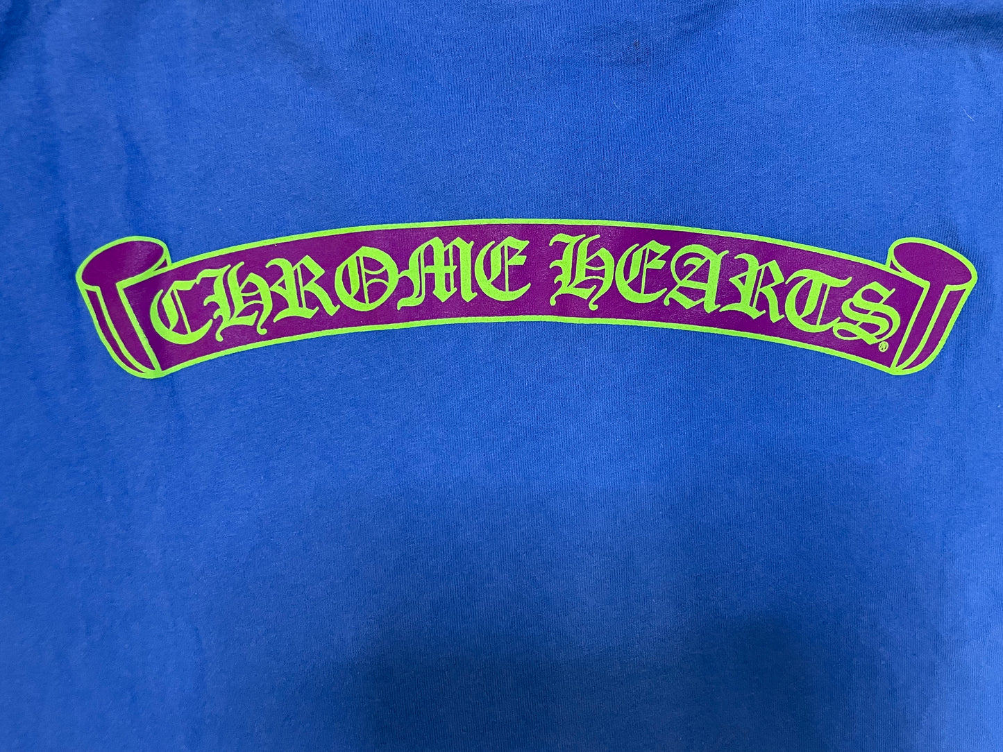 Chrome Hearts scroll logo tee