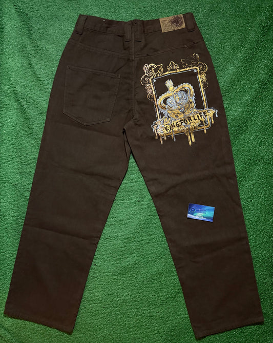 Vintage Raw Blue Jeans