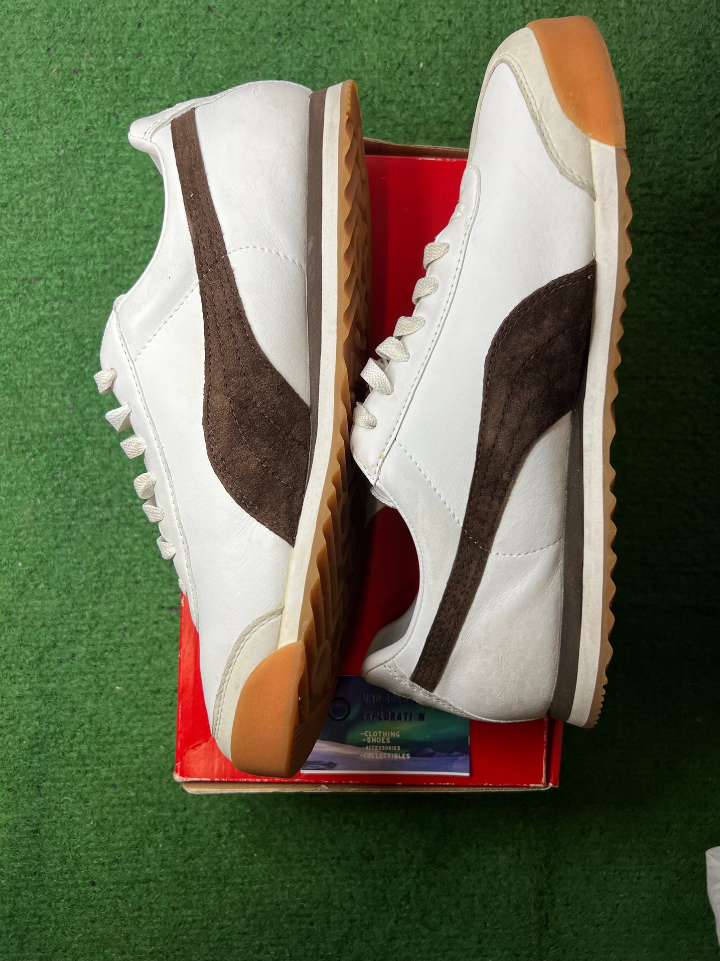 Puma Roma PF Brown and gum size 12men/13.5women