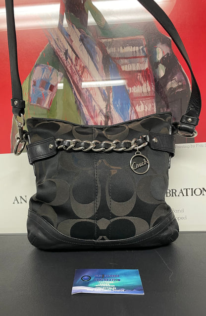 COACH Signature Optic Chain shoulder bag