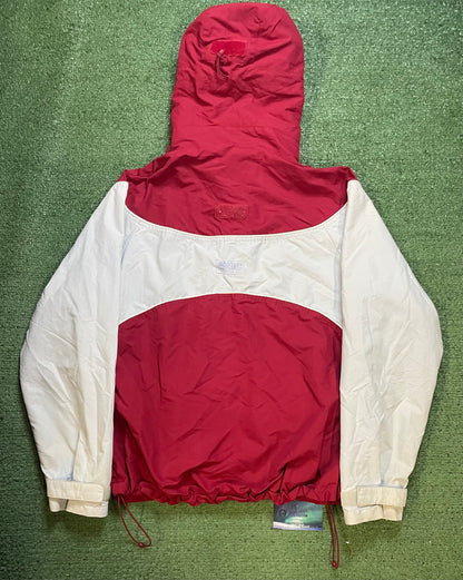 Vintage 2000s American Eagle red and white jacket