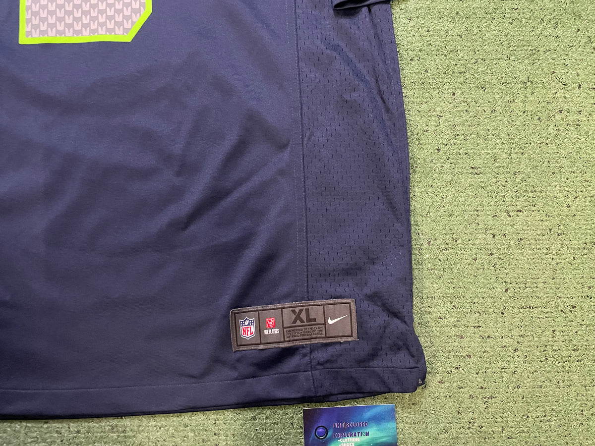 Nike Seattle Seahawks Russell Wilson #3 Blue Jersey