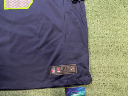 Nike Seattle Seahawks Russell Wilson #3 Blue Jersey