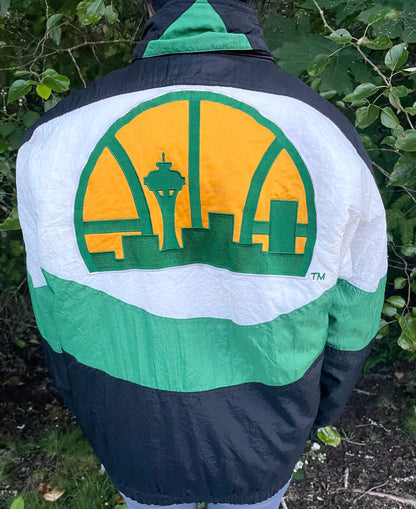 Vintage Seattle supersonics Seattle skyline jacket