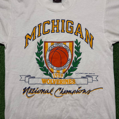 Vintage Michigan Wolverines Final Four 1989 Shirt