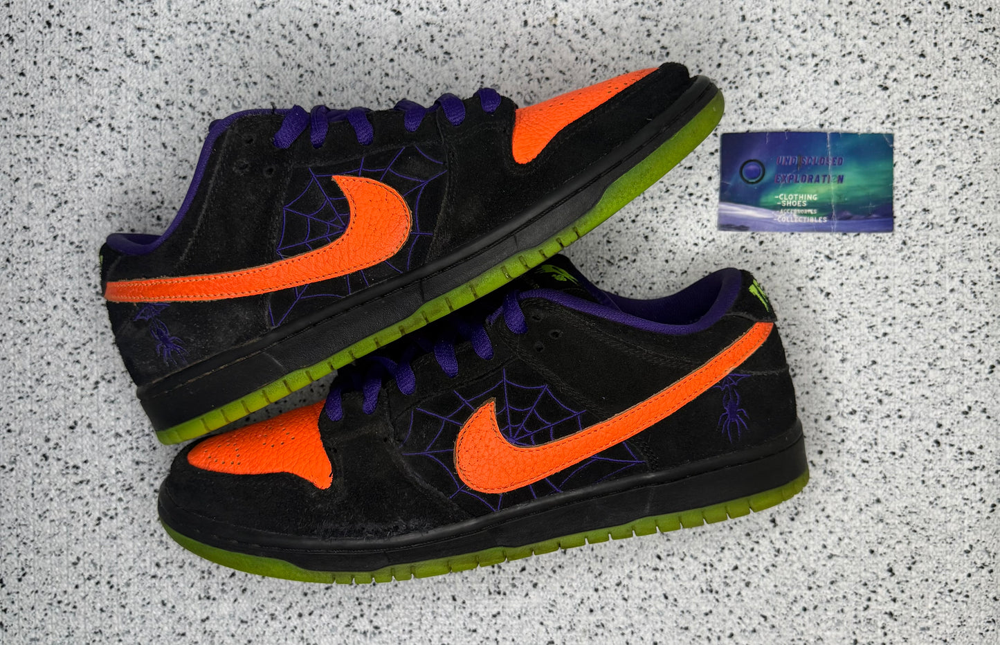 Nike Dunk SB Night of Mischief Halloween 10 Men/11.5 Women “Preowned”