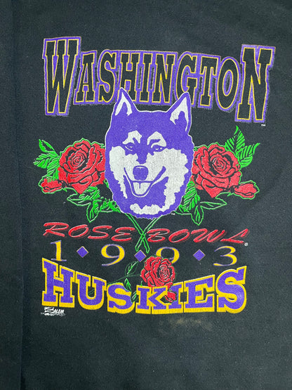 Vintage 1993 university of Washington rose Bowl Crewneck