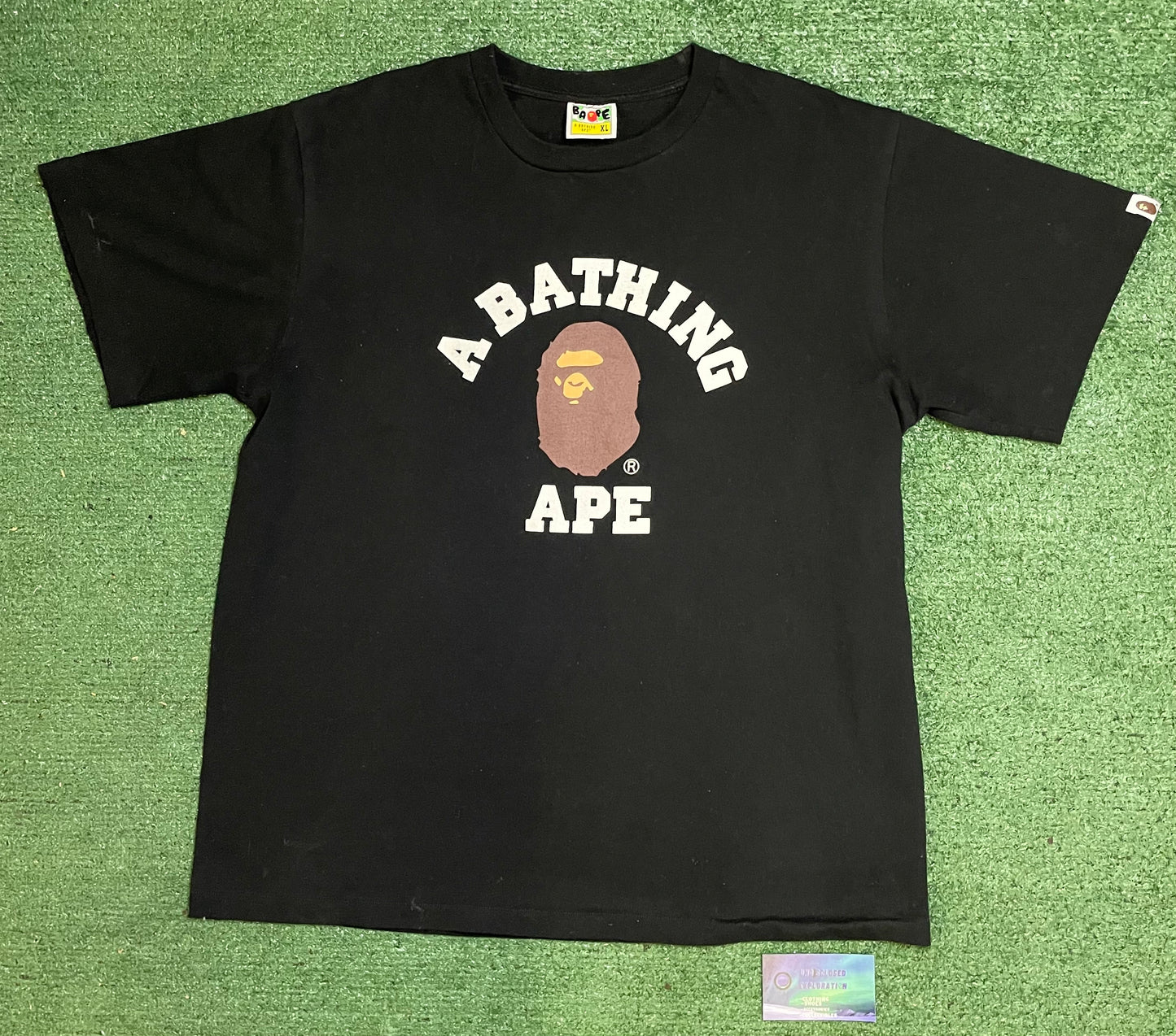 A bathing ape Bape college tee