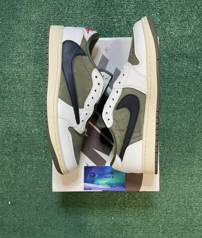 Air jordan 1 low x Travis Scott medium olive
