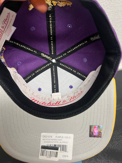 Los Angeles Lakers 2010 NBA champions Mitchell & Ness hat