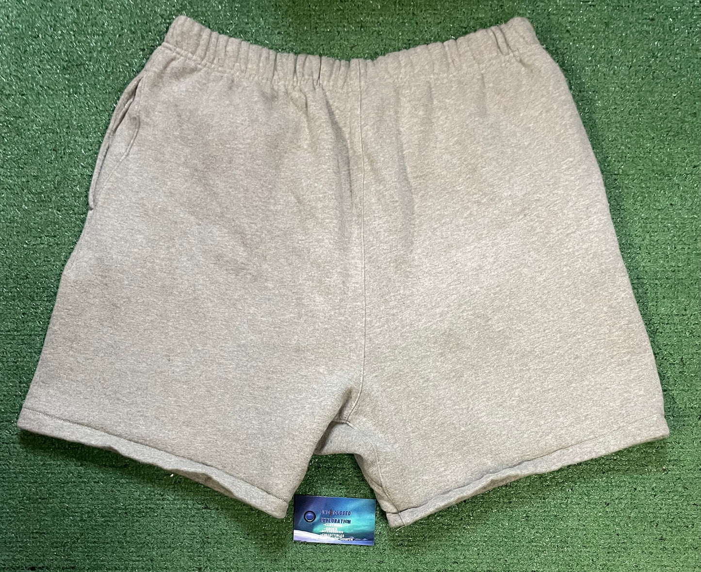Fear of God Essentials 1977 grey sweatshorts
