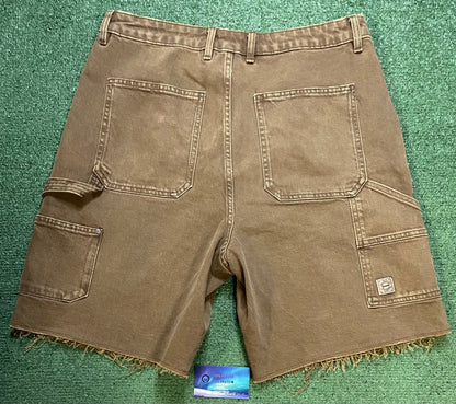 Brown zara carpenter shorts