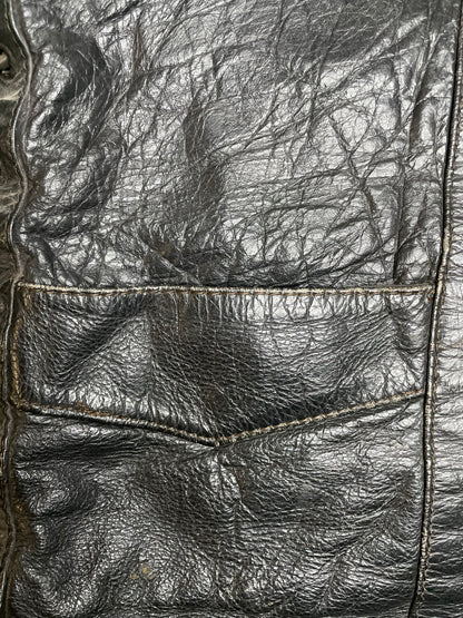 Vintage 1990s Harley Davidson leather vest