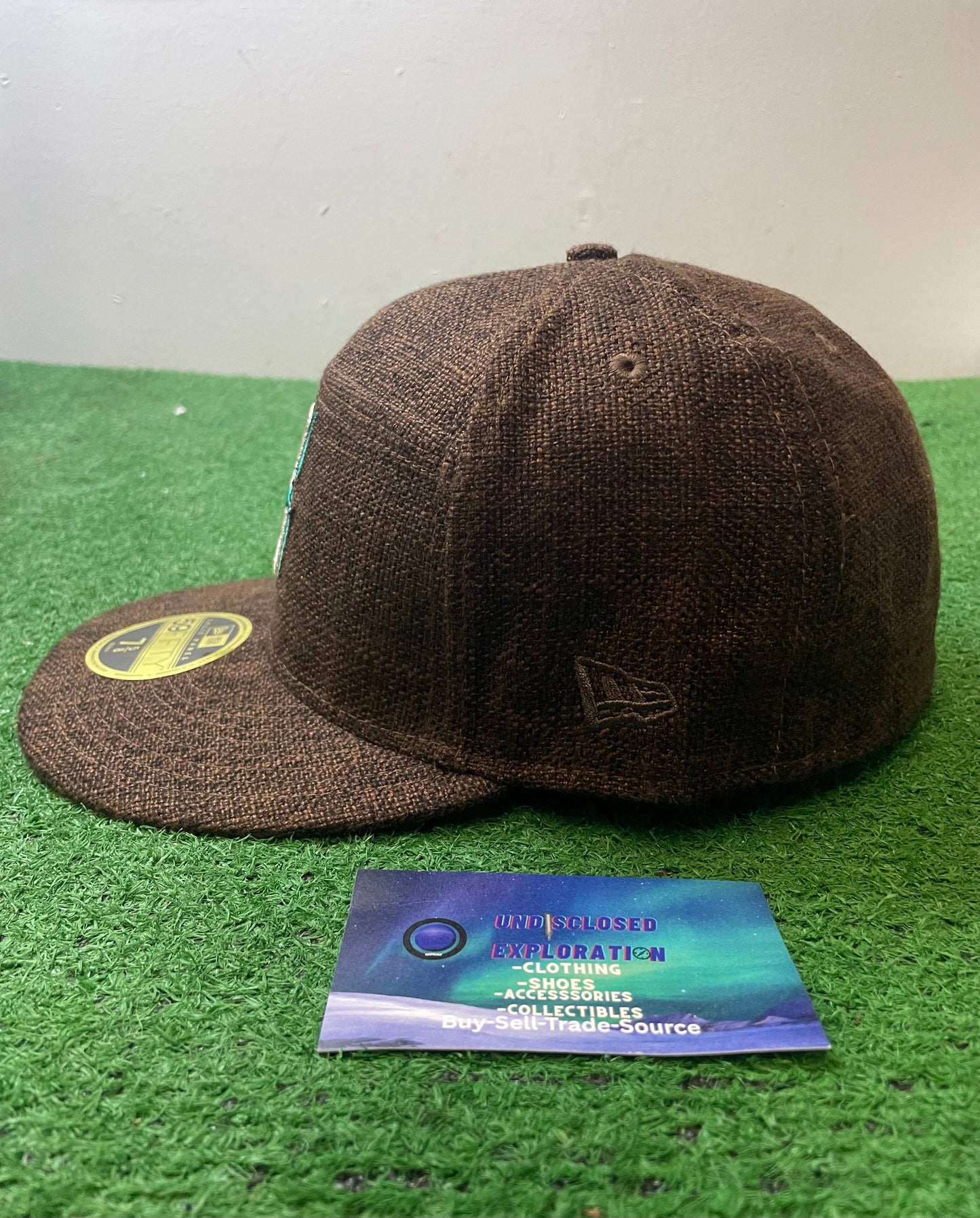 Seattle mariners split panel hemp new era fitted hat