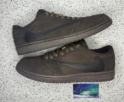 Jordan 1 Low Travis Scott Velvet 10.5 Men/12 Women “Preowned”