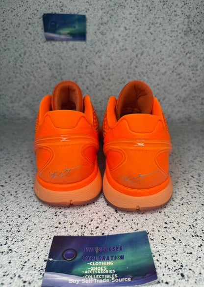 Nike Kobe 6 Total Orange 8 Men/9.5 Women “Preowned”