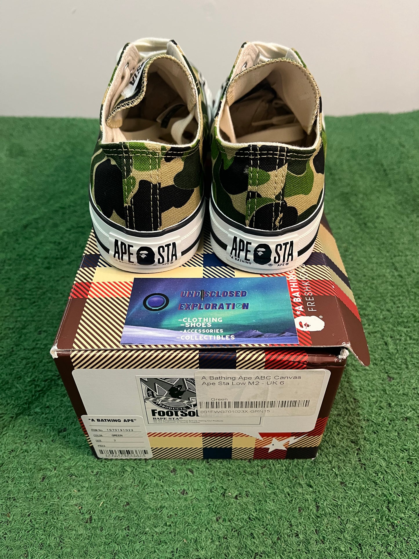 Bapesta low M2 abc camo