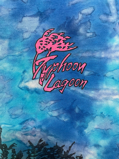 Vintage 1990s Typhoon Lagoon Disney world all over print tee