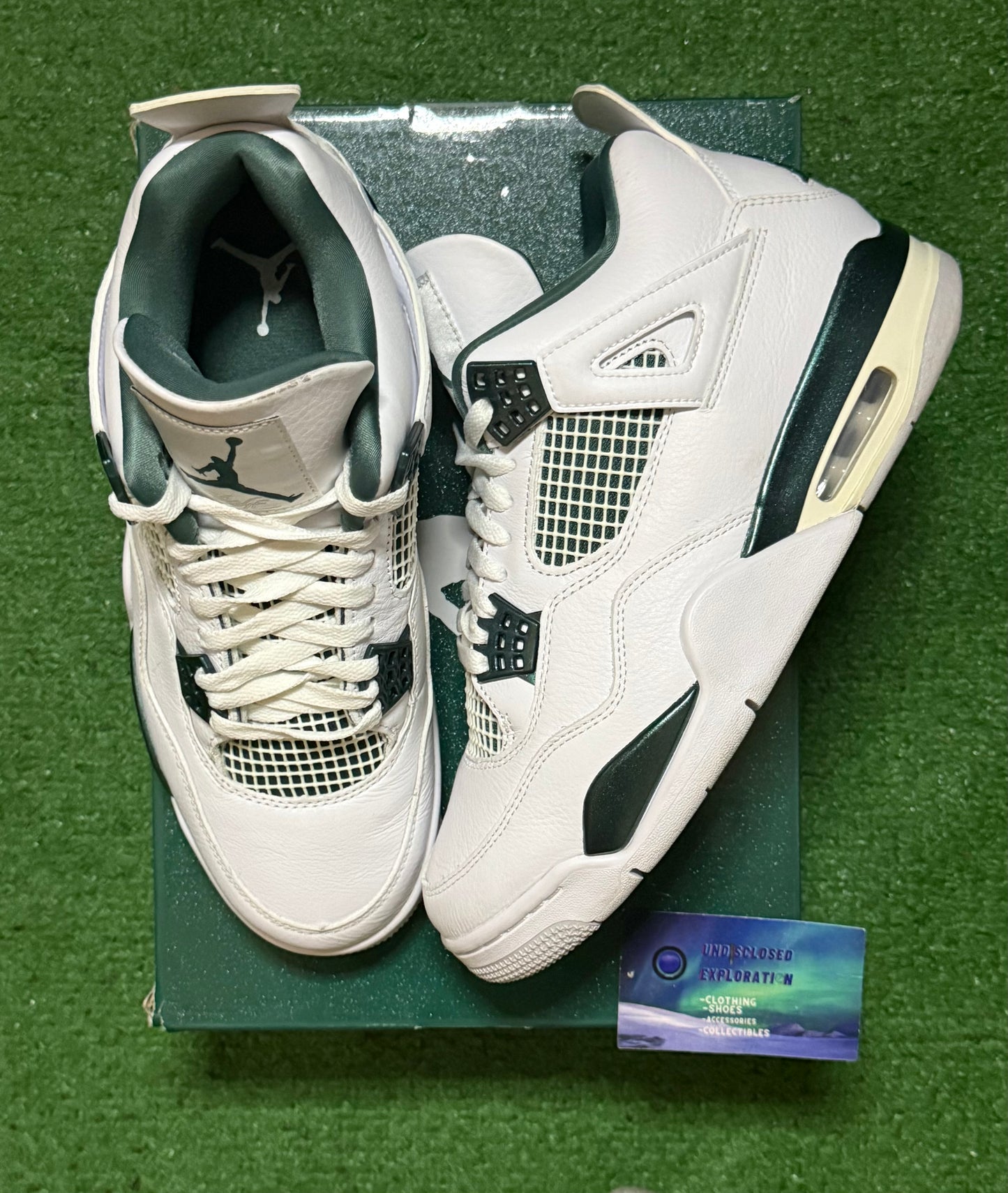 Jordan 4 Oxidized Green 9 Men/10.5 Women “Preowned”