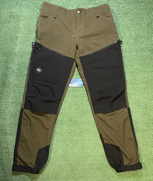 GV Gallery raspberry hills olive and black pants