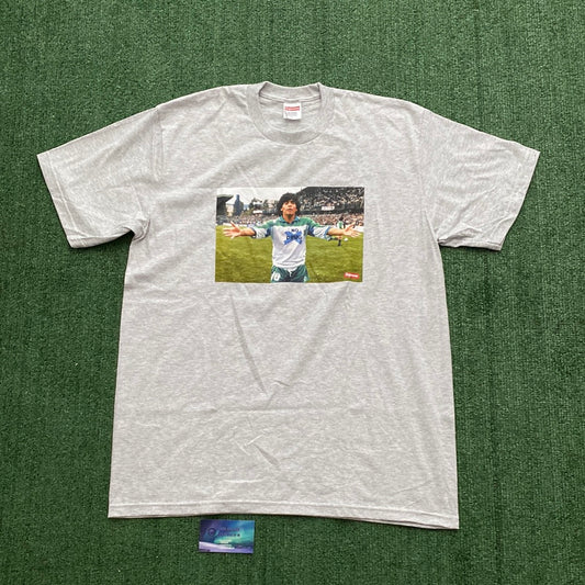 Supreme maradona grey Tee