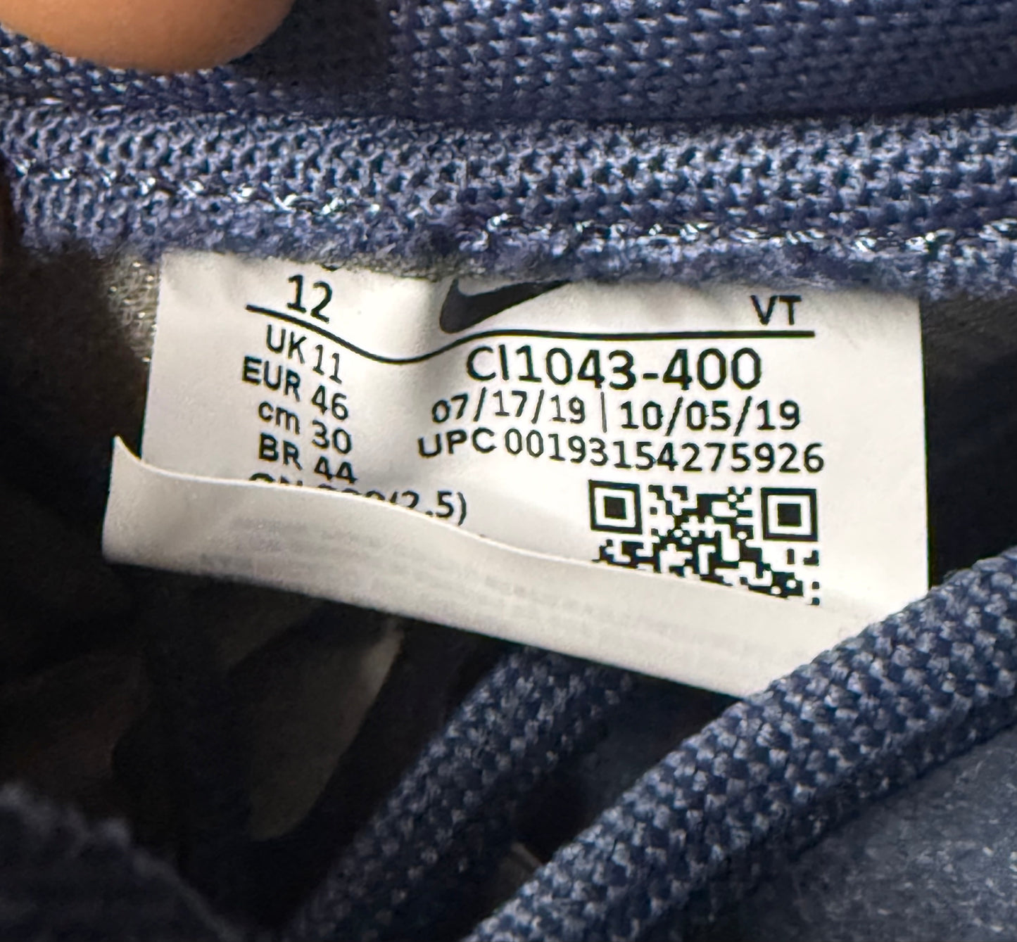 Nike Air Tailwind 79 Diffused Blue 12 Men/13.5 Women