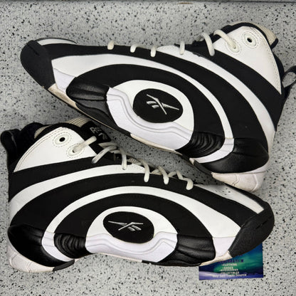 Reebok Shaqnosis Black White 10.5 Men “Preowned”