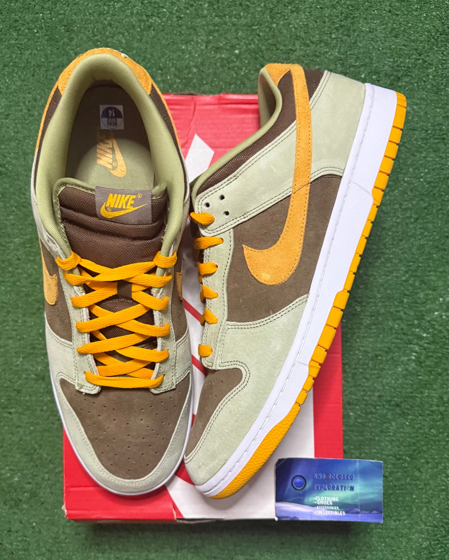 Nike Dunk Low Dusty Olive 14 Men/15.5 Women “Preowned”