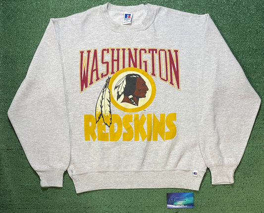vintage 1990s Grey Washington Redskins crewneck