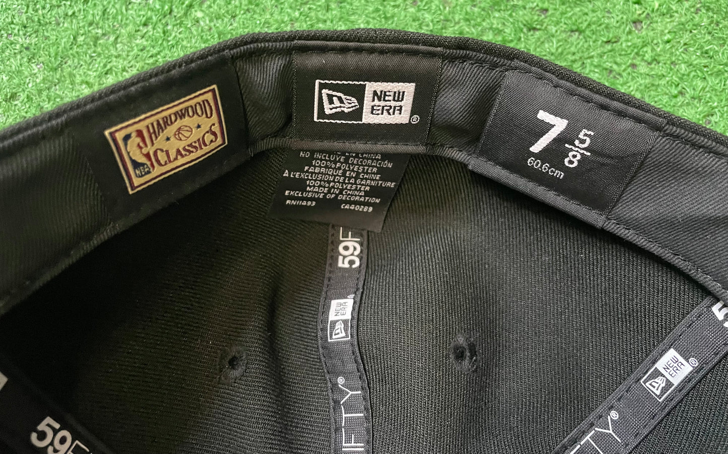 Seattle Sonics NBA New Era fitted black hat