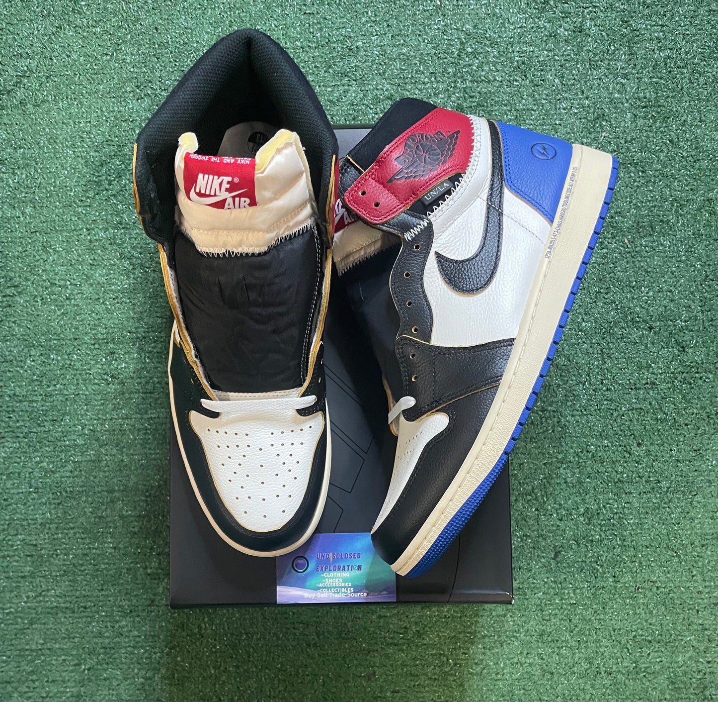 Jordan 1 high x fragment union la varsity red