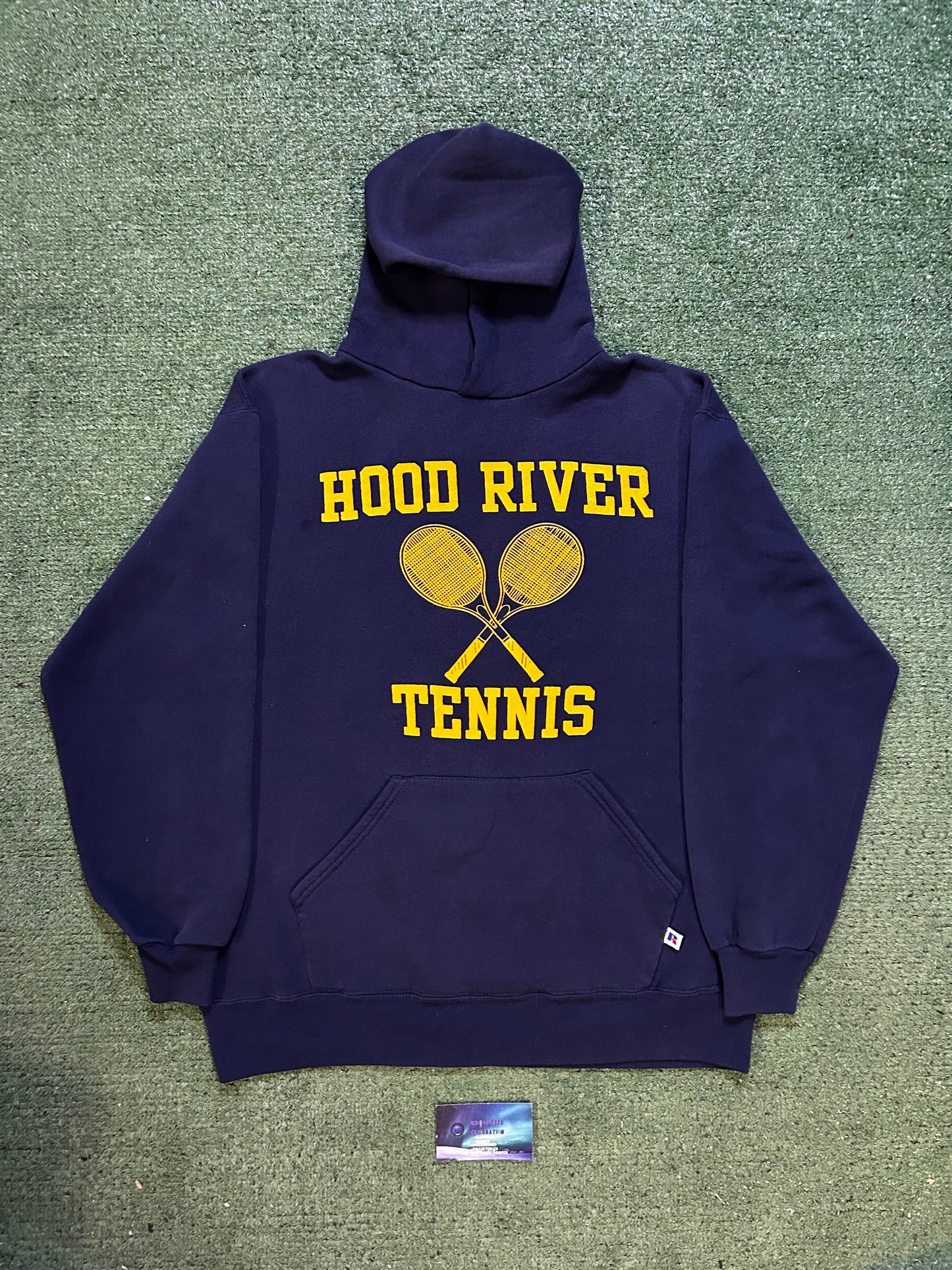 Vintage 1980s Hood river tennis Russell hoodie