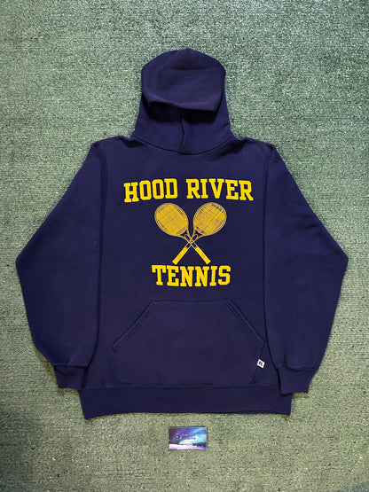 Vintage 1980s Hood river tennis Russell hoodie