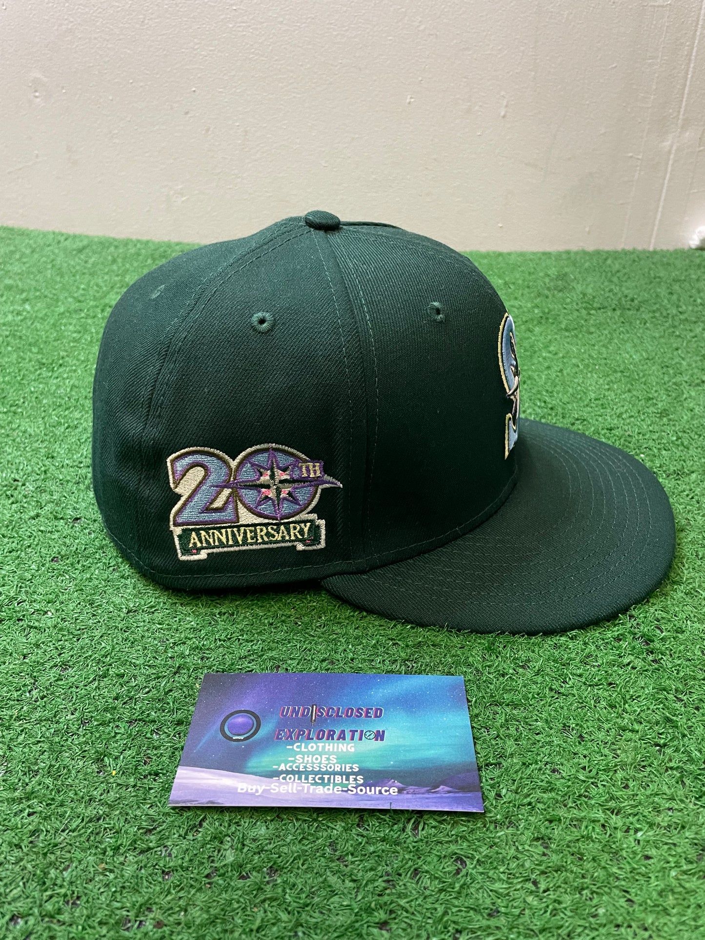 Seattle Mariners Kelly green 20th anniversary fitted new era hat