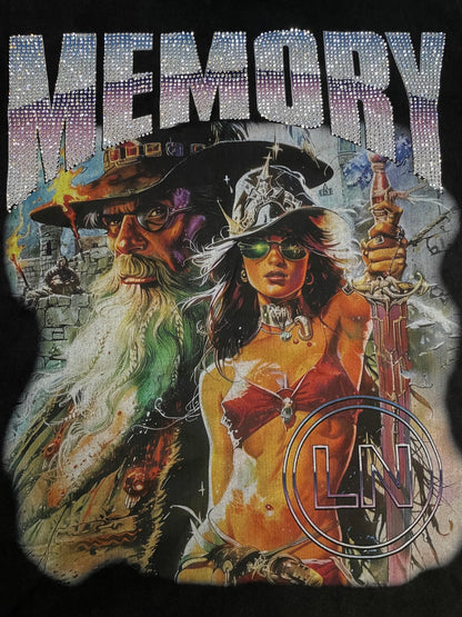 Memory Lane Merlin Tales rhinestone tee