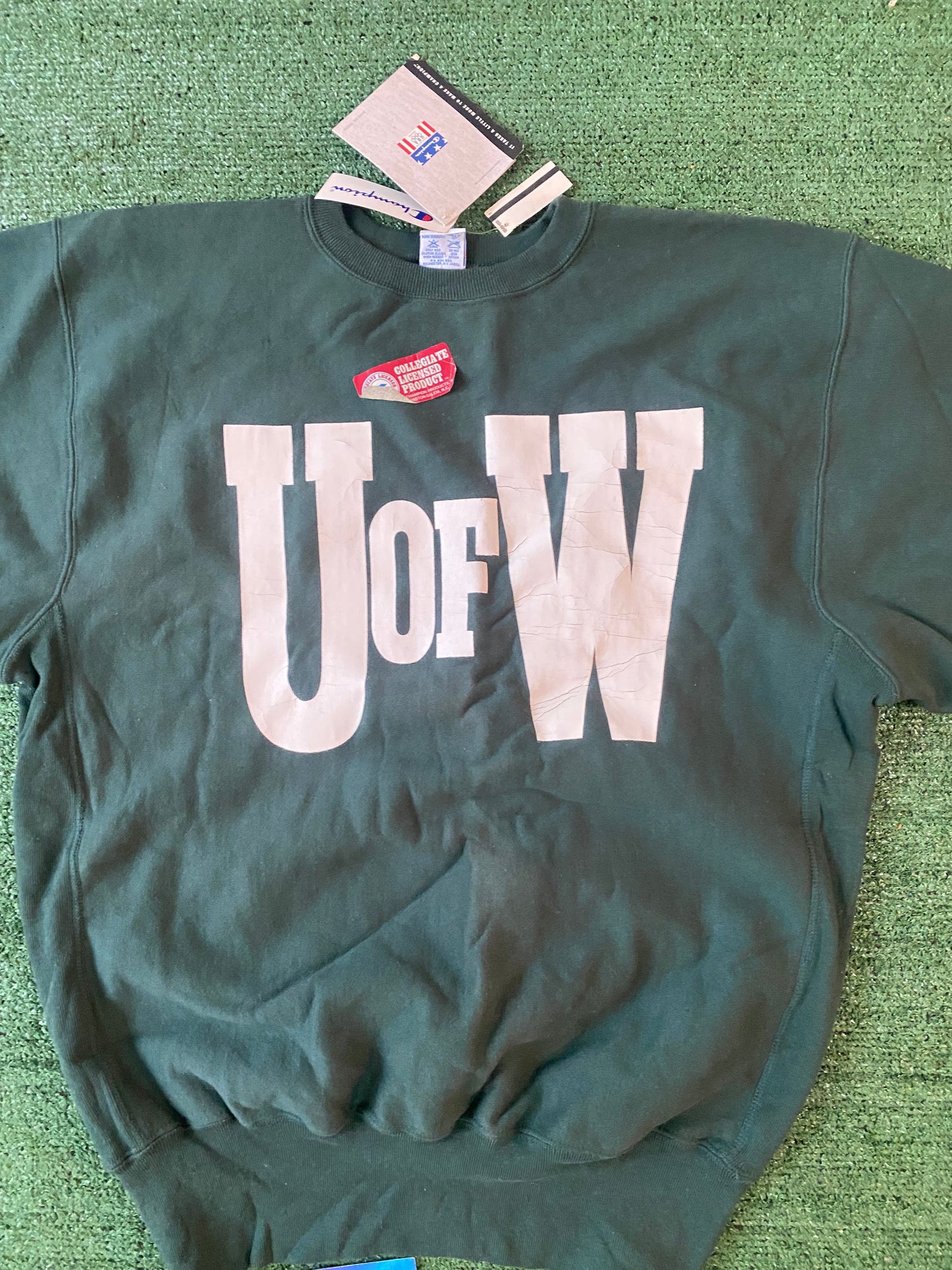 Vintage University of Washington reverse weave champion crewneck