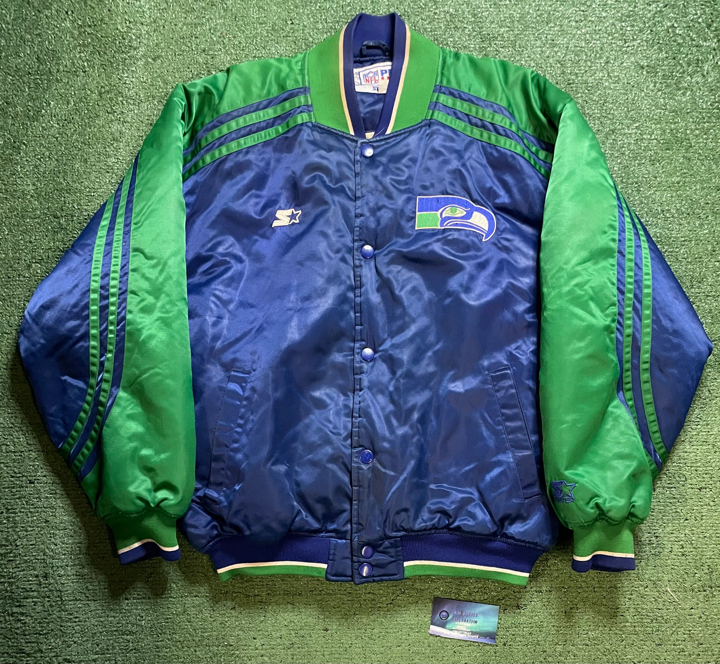 Vintage 1990s Seattle Seahawks starter satin Jacket