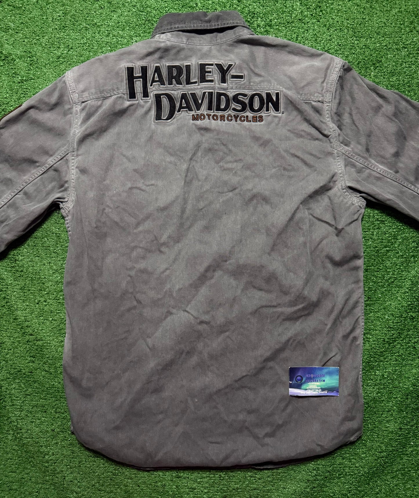 Vintage Harley Davidson Long Sleeve Button Up