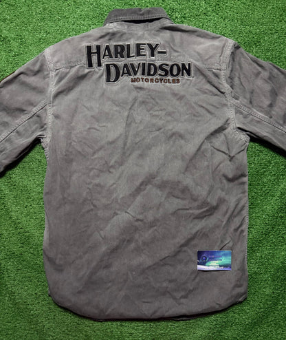 Vintage Harley Davidson Long Sleeve Button Up