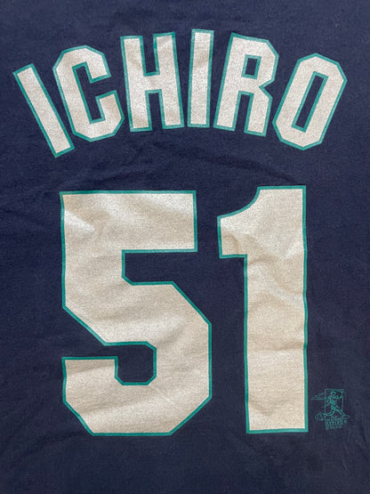 Vintage 1990s Seattle Mariners Ichiro #51 player tee
