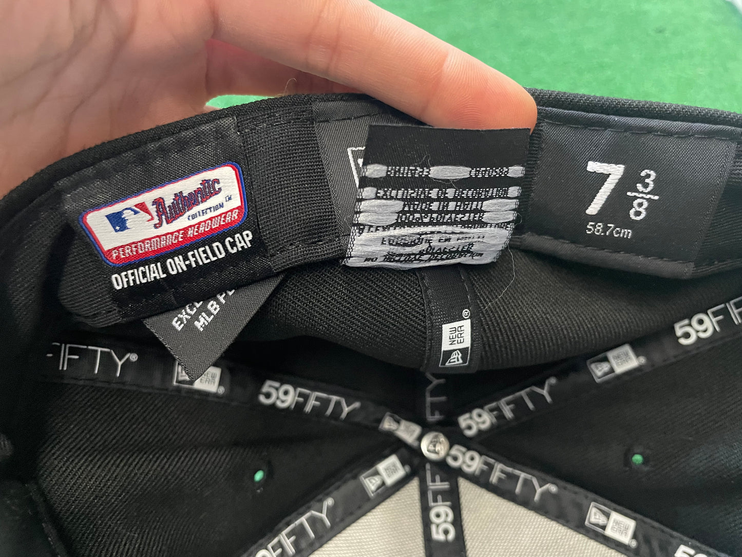 Miami Marlins black fitted new era hat