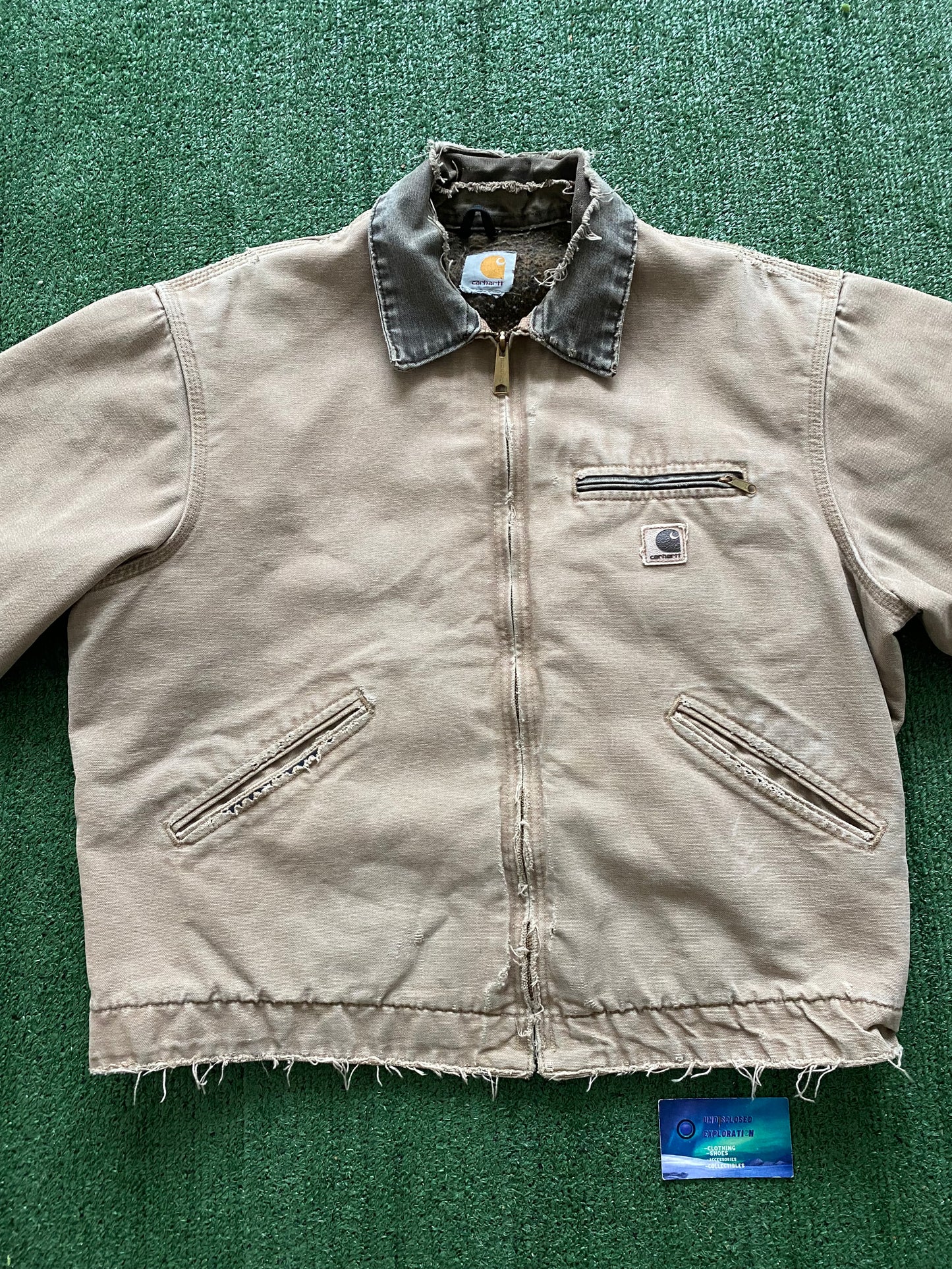 Vintage Carhartt beige Detroit Jacket