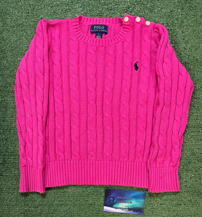 Polo Ralph Lauren Pink Knitted Crew Neck