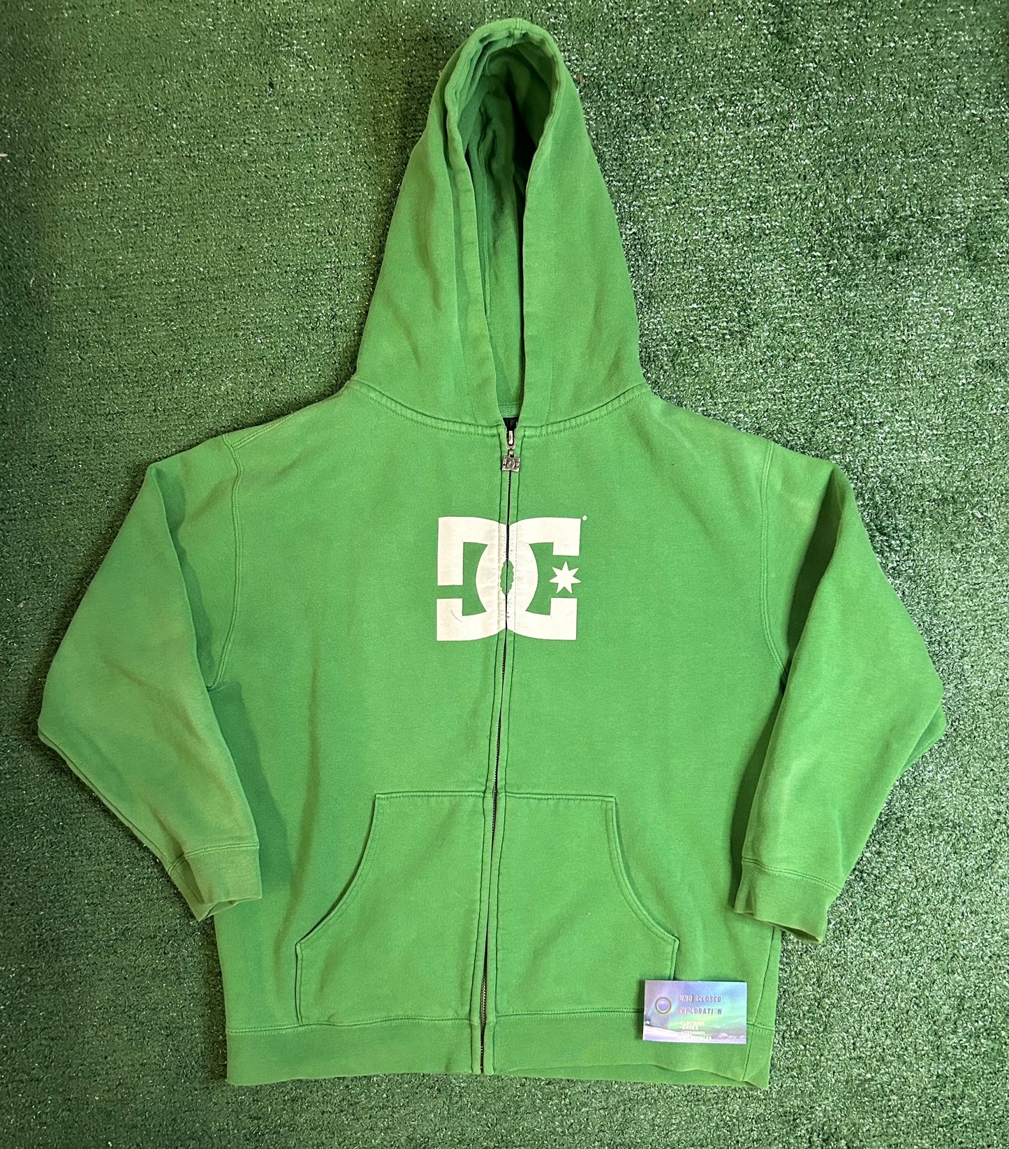 Vintage 2000s DC Green hoodie