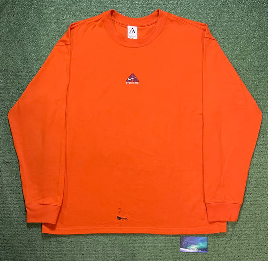 Nike ACG orange lungs longsleeve