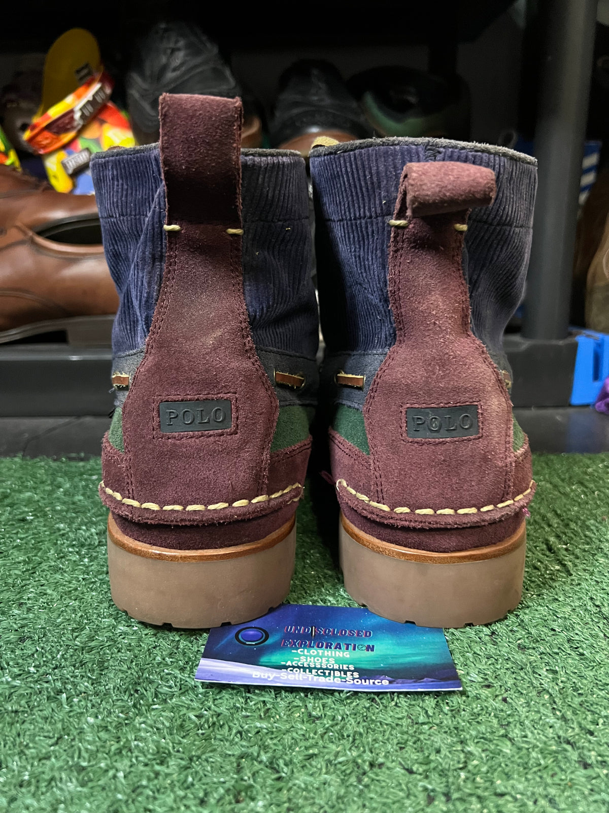 Polo Ralph Lauren ranger corduroy boots size 13men/14.5women