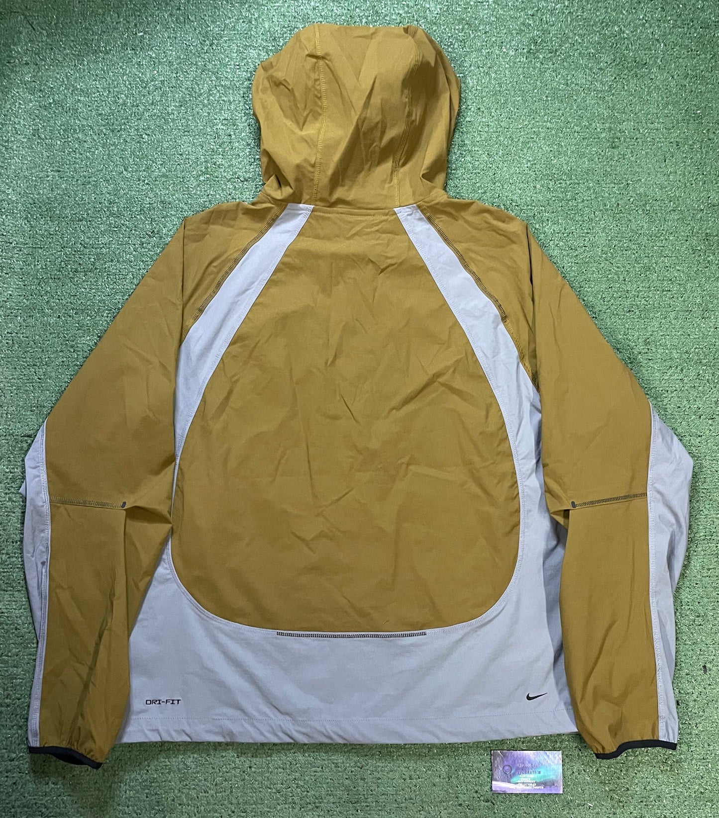 Nike Woven olive green & grey Windrunner Jacket