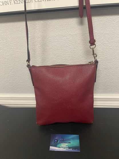 Coach Kitt crossbody messenger red bag